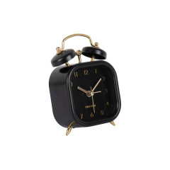 Budík Karlsson KA5921BK Glam Square, 12cm